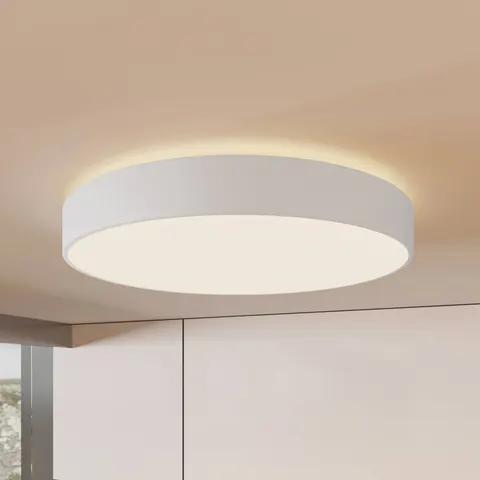 LED Ceiling Light Vanida Arcchio, dimmable, White / opal, Kitchen, Aluminium, Modern, Ceiling Light – image 2