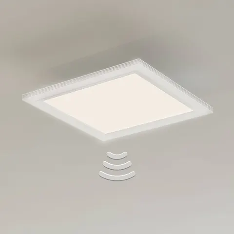 Briloner Motion Sensor Ceiling Light Piatto, White / opal, Hallway, metal, Modern, Ceiling Light with Sensor – image 2