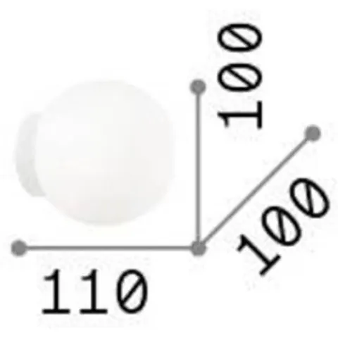 Mapa Bianco Wall Lamp White – image 2