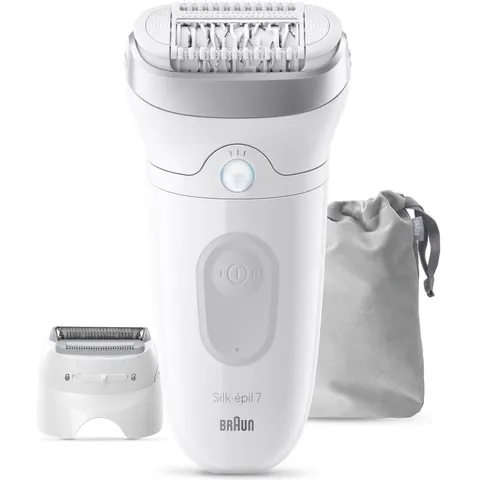 Epilatore Braun SE7 041 SILK EPIL 7 White e Silver – immagine 4