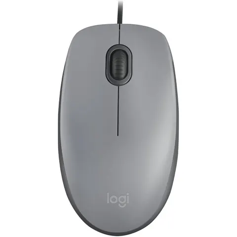 Logitech Mouse M110 Silent-mid Grey – immagine 3