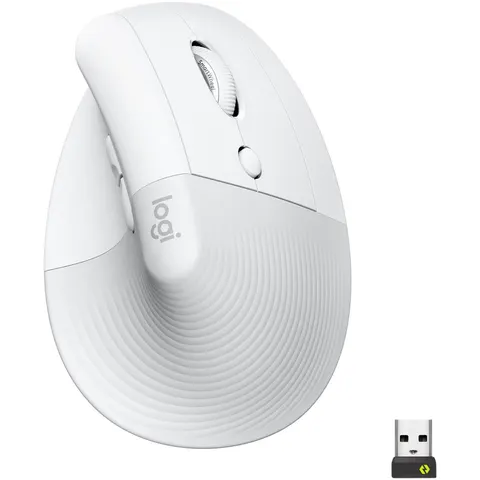 Mouse Logitech 910 006475 ERGO Lift Off white – immagine 4