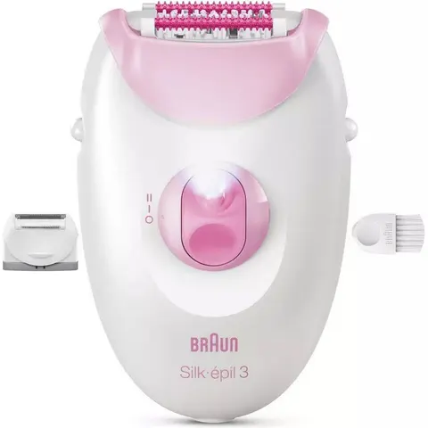 Epilatore Braun SE3 031 SILK EPIL 3 White e Pink – immagine 2
