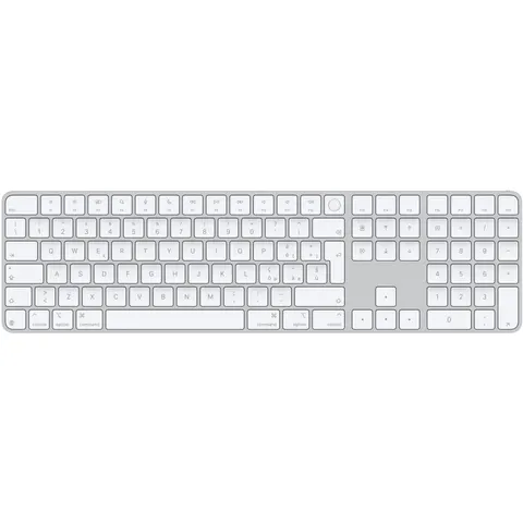 Tastiera computer Apple MXK73T A MAGIC KEYBOARD Touch ID Silver e Whit – immagine 4