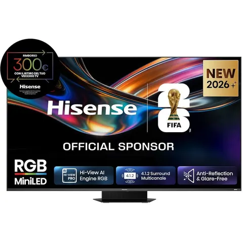 Hisense Smart Tv Mini Led 4k 75" 75ur9s-nero – immagine 4