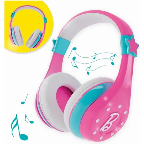 Cuffie microfono bluetooth Lisciani 104451 BARBIE Pink – immagine 2