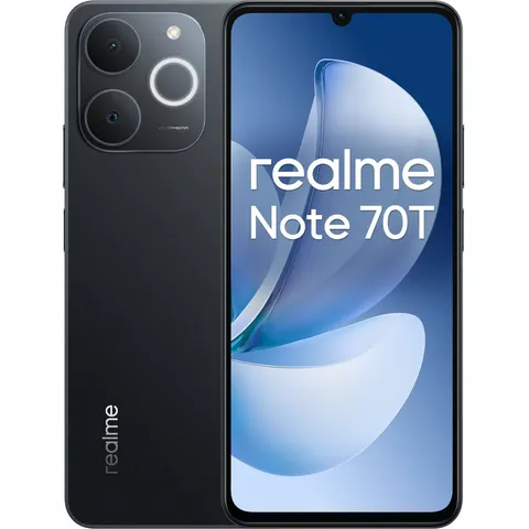 Smartphone Realme NOTE 70T Obsidian black – immagine 4