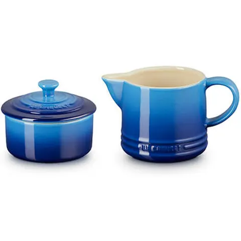 Le Creuset Azure Milk & Sugar Set – image 2