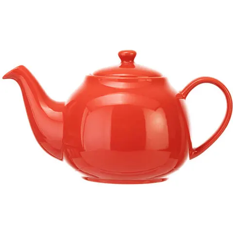 Siip Solid Glaze Red 6 Cup Teapot – image 2