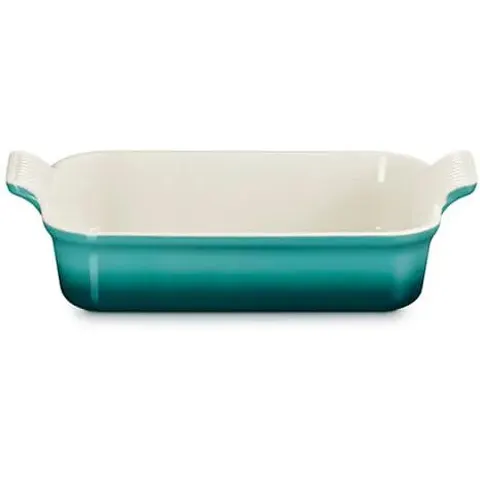 Le Creuset Bleu Riviera Stoneware 26cm Heritage Rectangular Dish – image 2