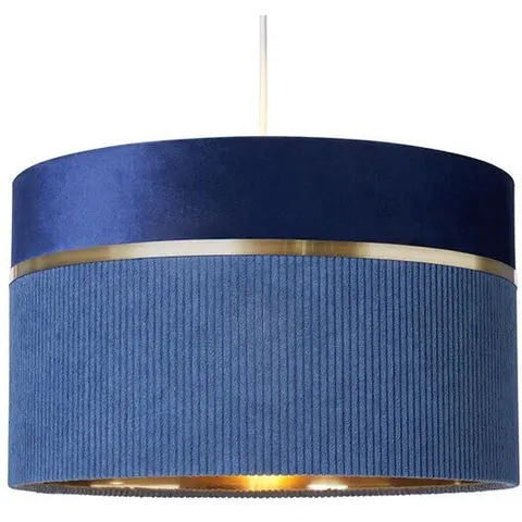 BHS Violet 40cm Blue Mixed Fabric Easyfit Shade – image 2