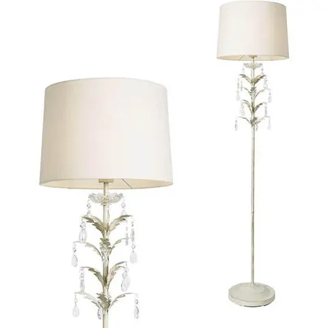 BHS Paisley Cream Floor Lamp – image 2