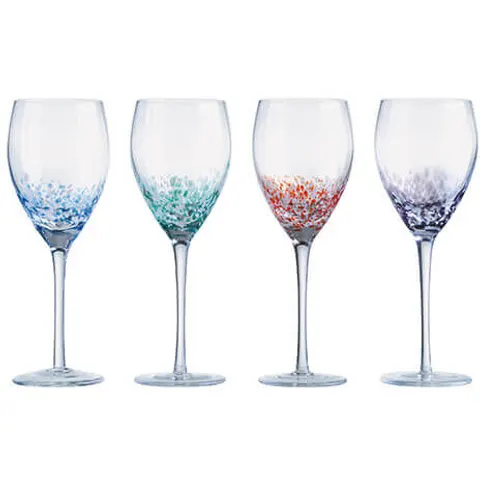 Anton Studio Designs 4-Piece 350ml Wine Glasses - Speckle – image 2