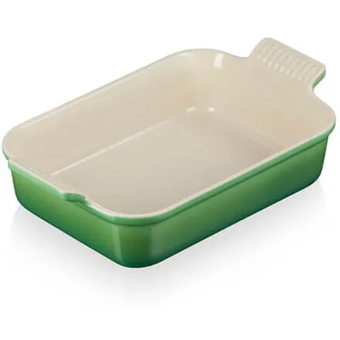 Le Creuset Stoneware Heritage Rectangular Dish Bamboo 26cm/2.4L – image 2
