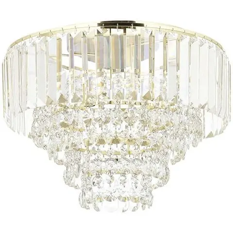 BHS Paladina Flush Brass Ceiling Light – image 2