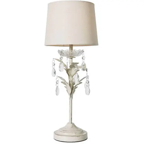 BHS Paisley Cream Table Lamp – image 2