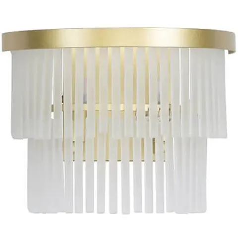 BHS Aubrey 2 Light Wall Light, Brass – image 3