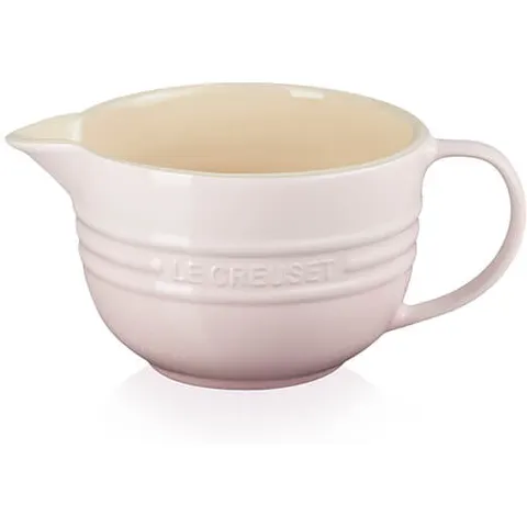 Le Creuset Shell Pink Stoneware Mixing Jug – image 2