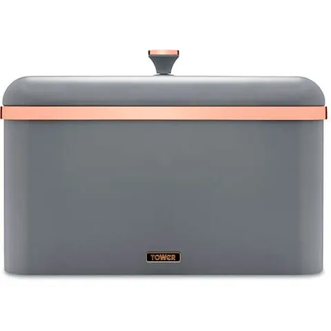 Tower Cavaletto Bread Bin Grey – image 2