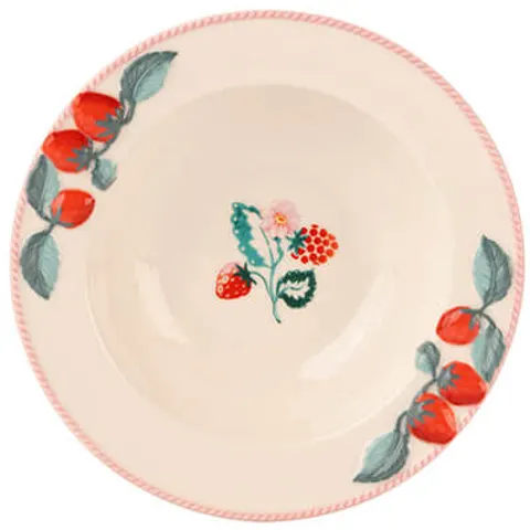 Cath Kidston Raspberry Ceramic Serving Bowl – image 1