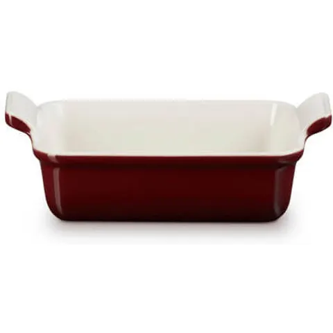 Le Creuset Stoneware Heritage Rectangular Dish Garnet 19cm/1.1L – image 2