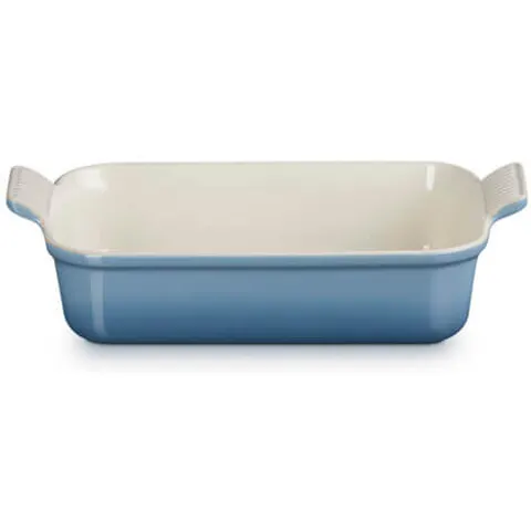 Le Creuset Stoneware Heritage Rectangular Dish Chambray 26cm/2.4L – image 2