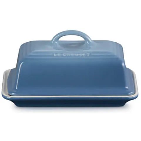 Le Creuset Chambray Stoneware Butter Dish – image 2