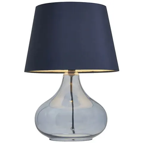BHS Teardrop Glass Table Lamp - Blue – image 2