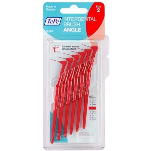 TePe Angle Size 2 interdental brushes 0,5 mm 6 pc – image 2