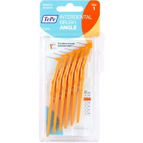 TePe Angle Size 1 interdental brushes 0,45 mm 6 pc – image 2