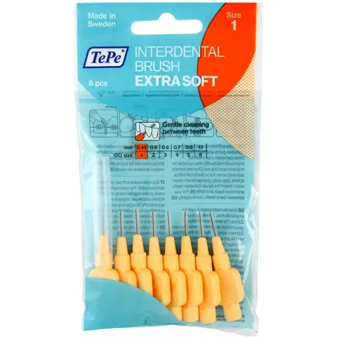 TePe Extra Soft interdental brushes 0,45 mm 8 pc – image 2