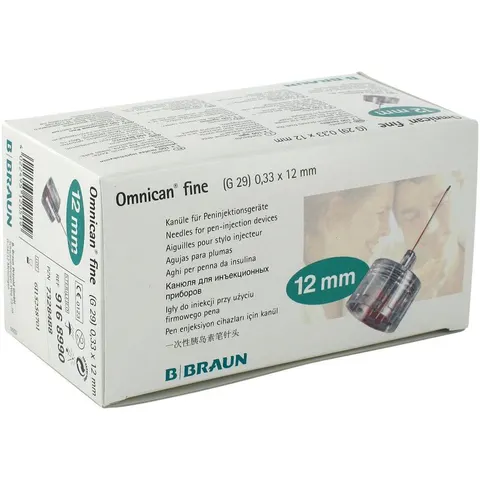 Omnican fine Pen Kanüle 0,33x12mm – Bild 2