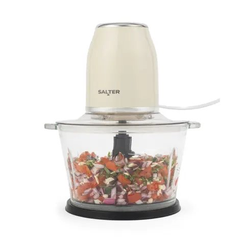 Salter Retro Glass Chopper – Cream – image 2