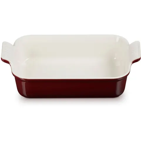 Le Creuset Stoneware Heritage Rectangular Dish Garnet 26cm/2.4L – image 2
