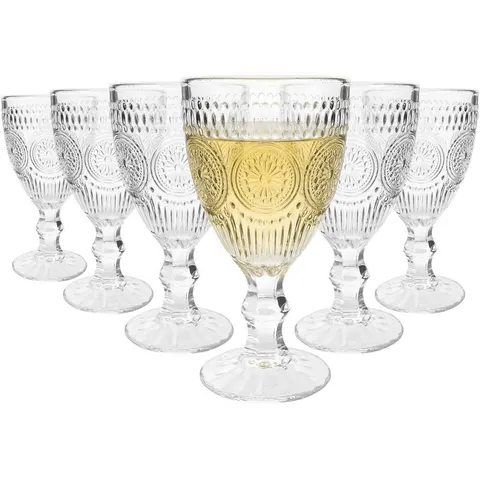 Argon Tableware Amore Ribbed Wine Glasses - 310ml Clear 24 – image 2