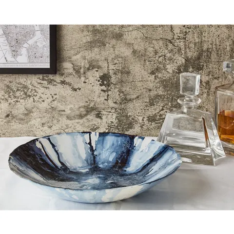 Anton Studios Anton Studio Designs Abstract Blue Bowl – image 3