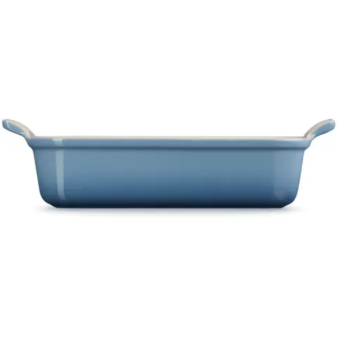 Le Creuset Stoneware Heritage Rectangular Dish Chambray 26cm/2.4L – image 3