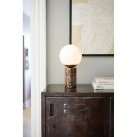 Nordlux Lilly Marble LED Table Lamp - Brown – image 2