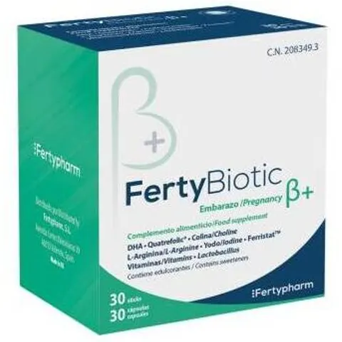 Fertypharm FertyBiotic Embarazo B+ 30 Dosis – imagen 4