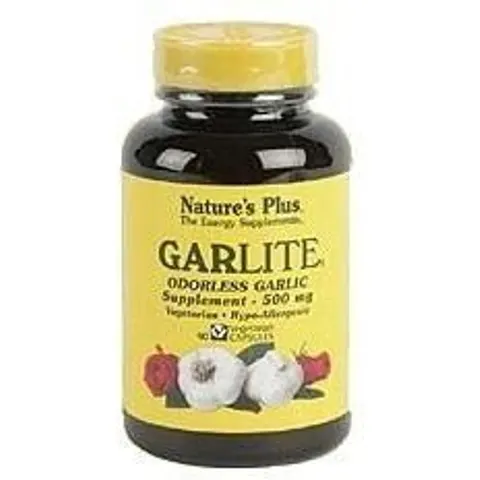 NaturesPlus Garlite Odorless Garlic Vegetarian Supplement - 90 – image 2