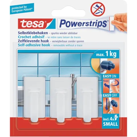 Tesa Powerstrips Haken Small Classic weiß – Bild 4