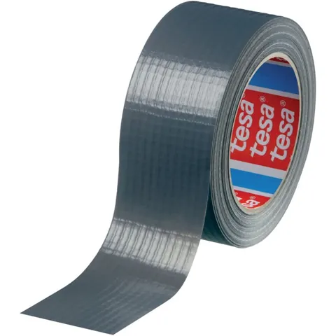 Tesa Basic duct Tape 50 m x 50 mm, grau – Bild 2