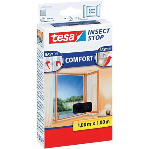 Tesa Fliegengitter anthrazit 1,3m:1,5m Premium – Bild 3