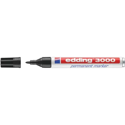 edding 3000 Permanentmarker rot – Bild 3