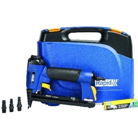Rapid Druckluft-Tacker PS111, blau, im Koffer – Bild 3