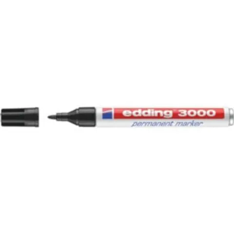 Edding Permanentmarker 3000 schwarz 4-3000001 – Bild 4