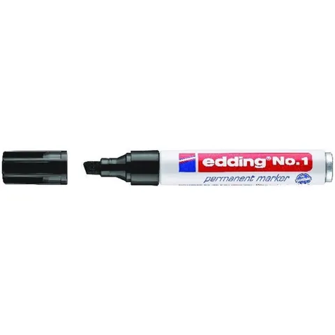 Edding Permanentmarker, Lack, rot, No. 1 – Bild 2