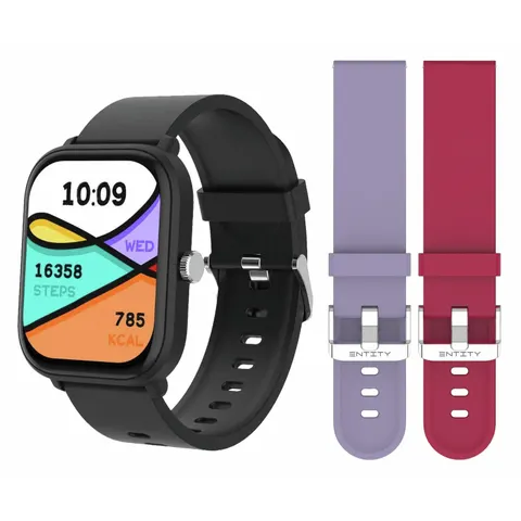 Entity Aero Smart Watch Bundle - Black, Grey & Blue – Black One size – image 3