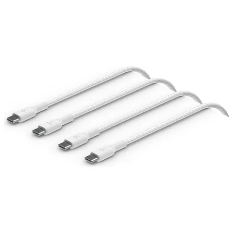 Belkin Braided USB-C 1m Two Pack Cables - White – image 2