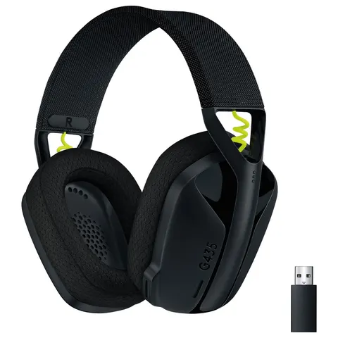 Logitech G G435 LIGHTSPEED Wireless Gaming Headset – Black – image 2